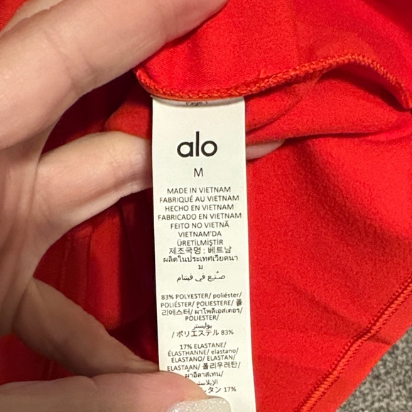 ALO Yoga Airlift Winter Warm 1/4 zip Long Sleeve - Picture 5 of 7